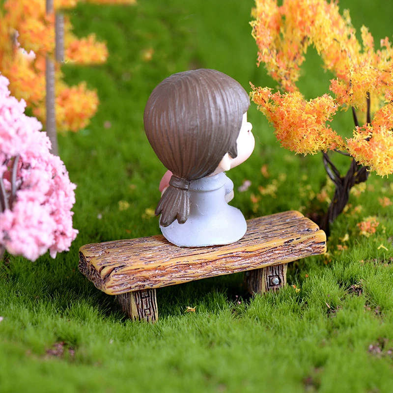 6Pcs Cute Wooden Chair Stool F - Bonsai Garden Bench 评论和价格