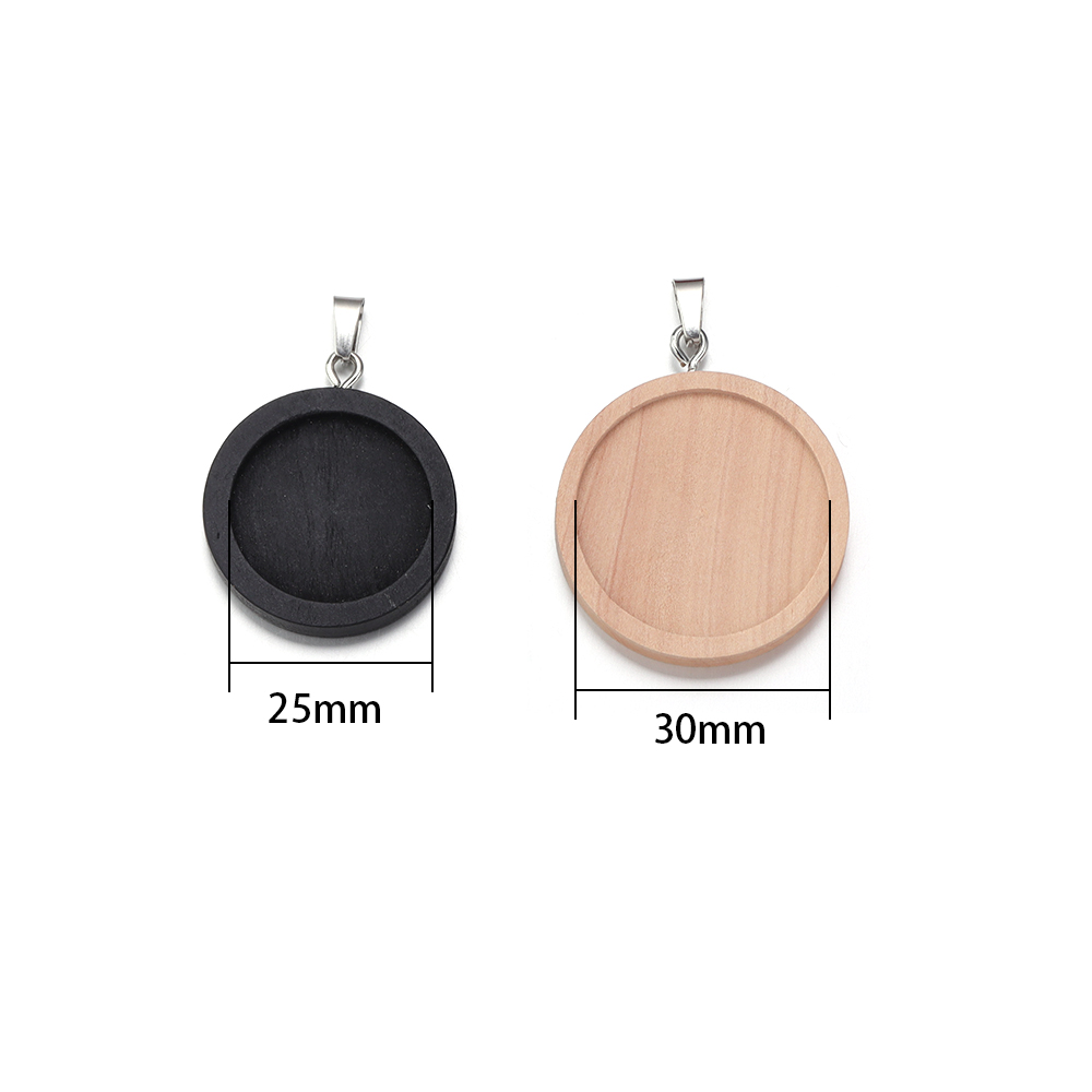 1-5pcs/lot 25 30mm Round Wood  - Display Stand Wood 评论和价格