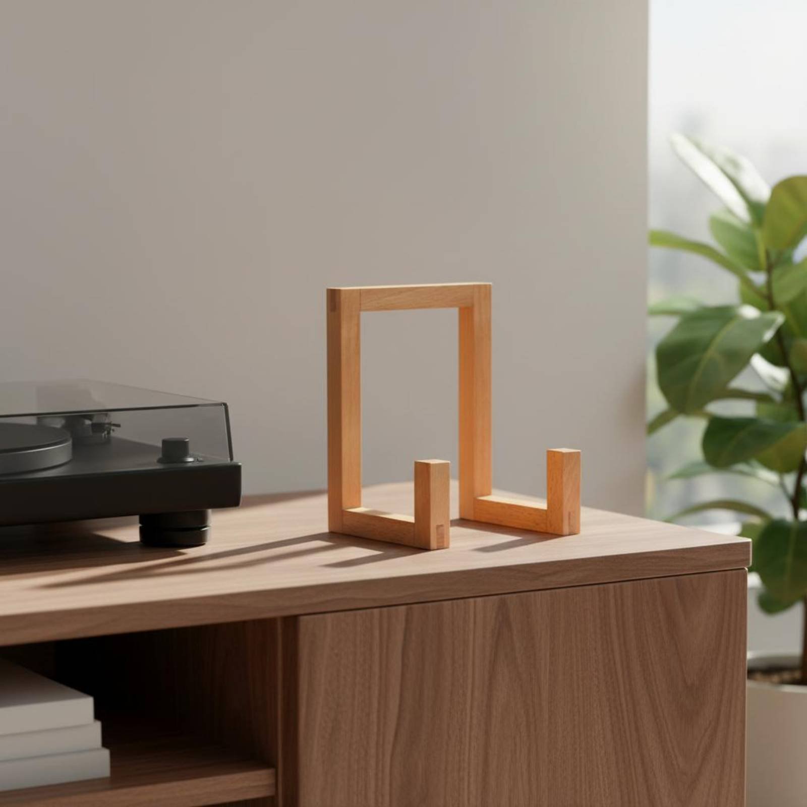 Vinyl Vinyl Stand Wooden Vinyl - Display Stand Wood 评论和价格