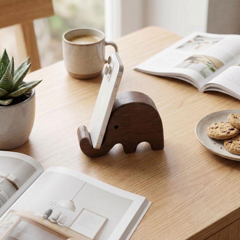 Simple Solid Wood Black Walnut - Display Stand Wood 评论和价格