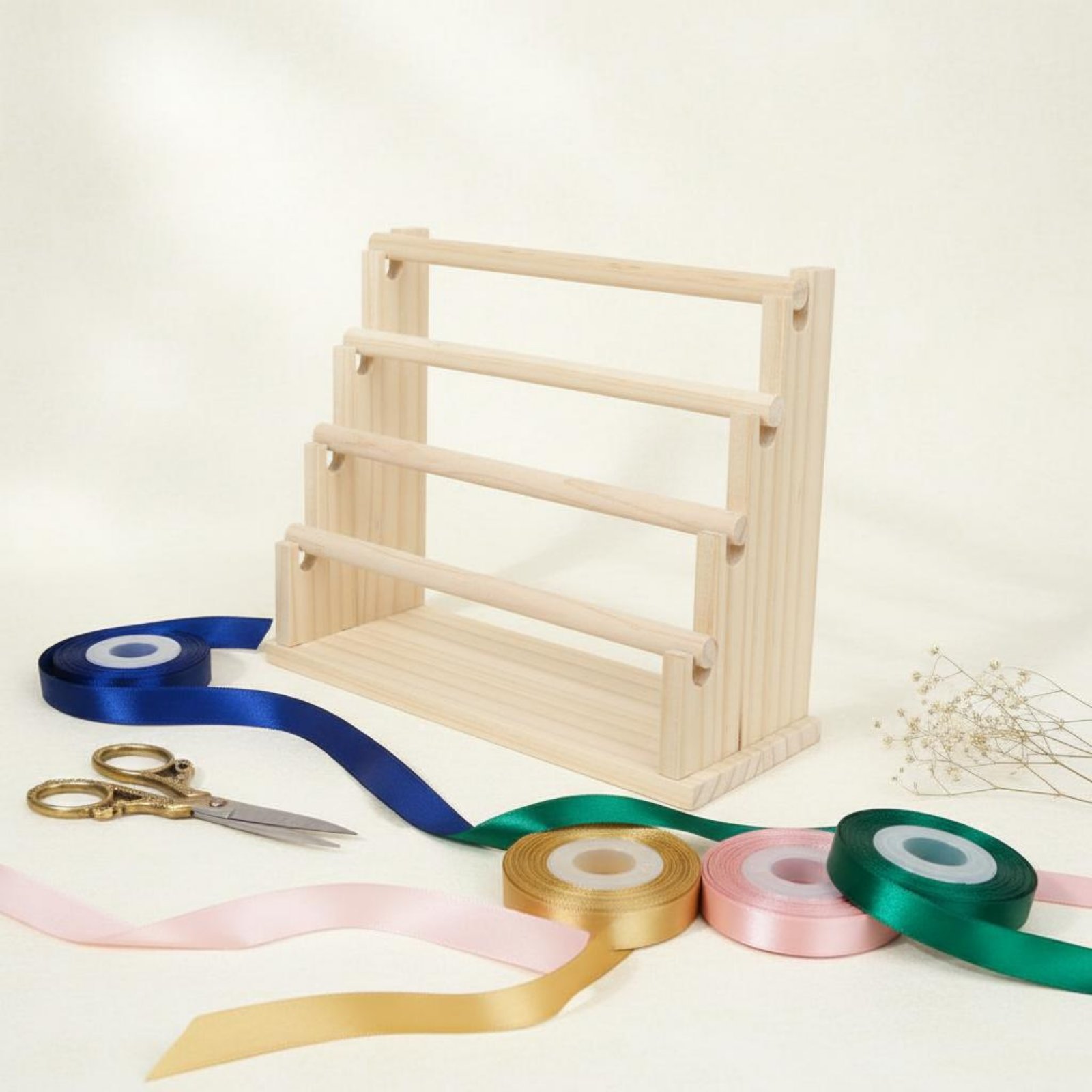 Desktop Jewelry Rack Natural W - Display Stand Wood 评论和价格
