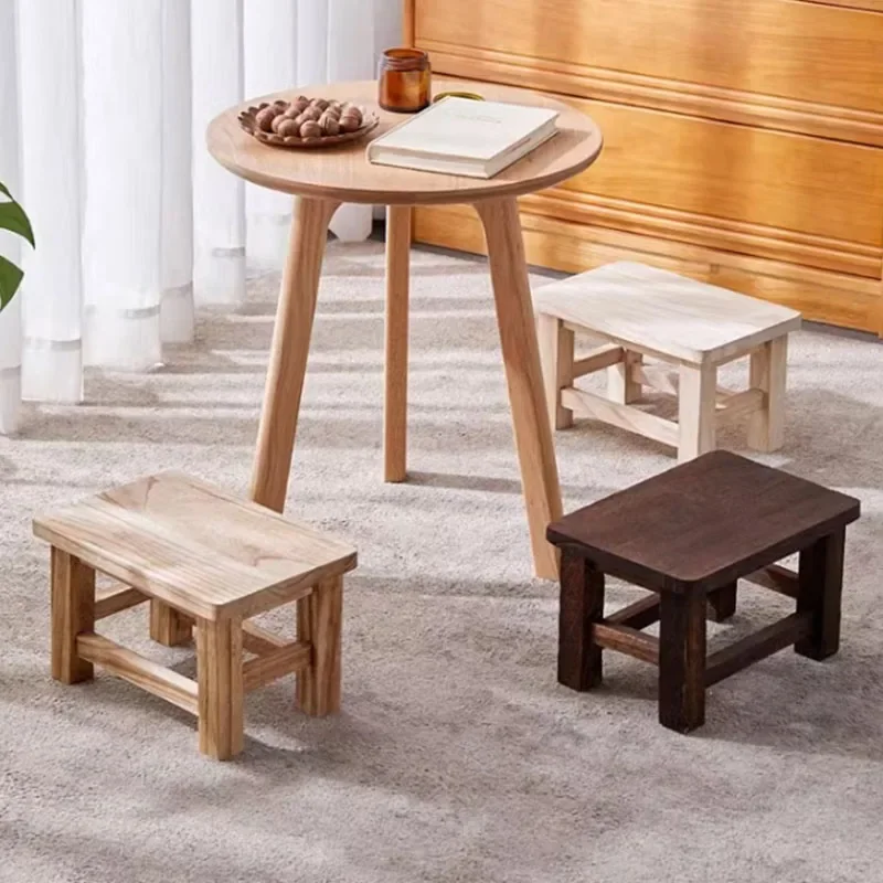 Solid Wood Stool Adult Shoe Ch - Bonsai Garden Bench 评论和价格