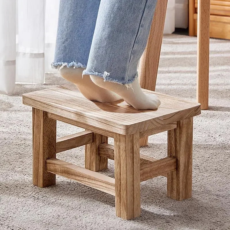 Solid Wood Stool Adult Shoe Ch - Bonsai Garden Bench 评论和价格