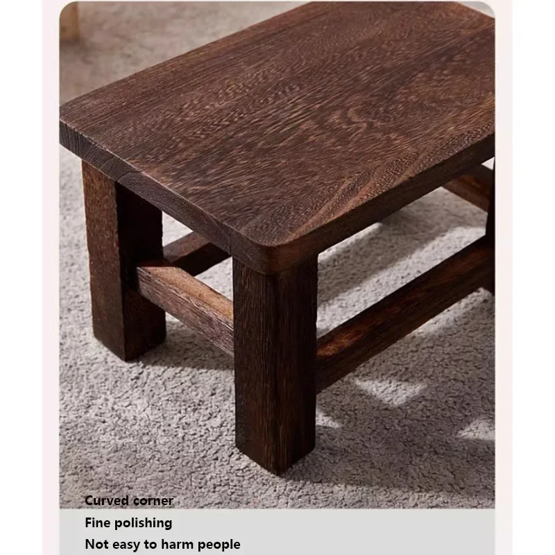 Solid Wood Stool Adult Shoe Ch - Bonsai Garden Bench 评论和价格