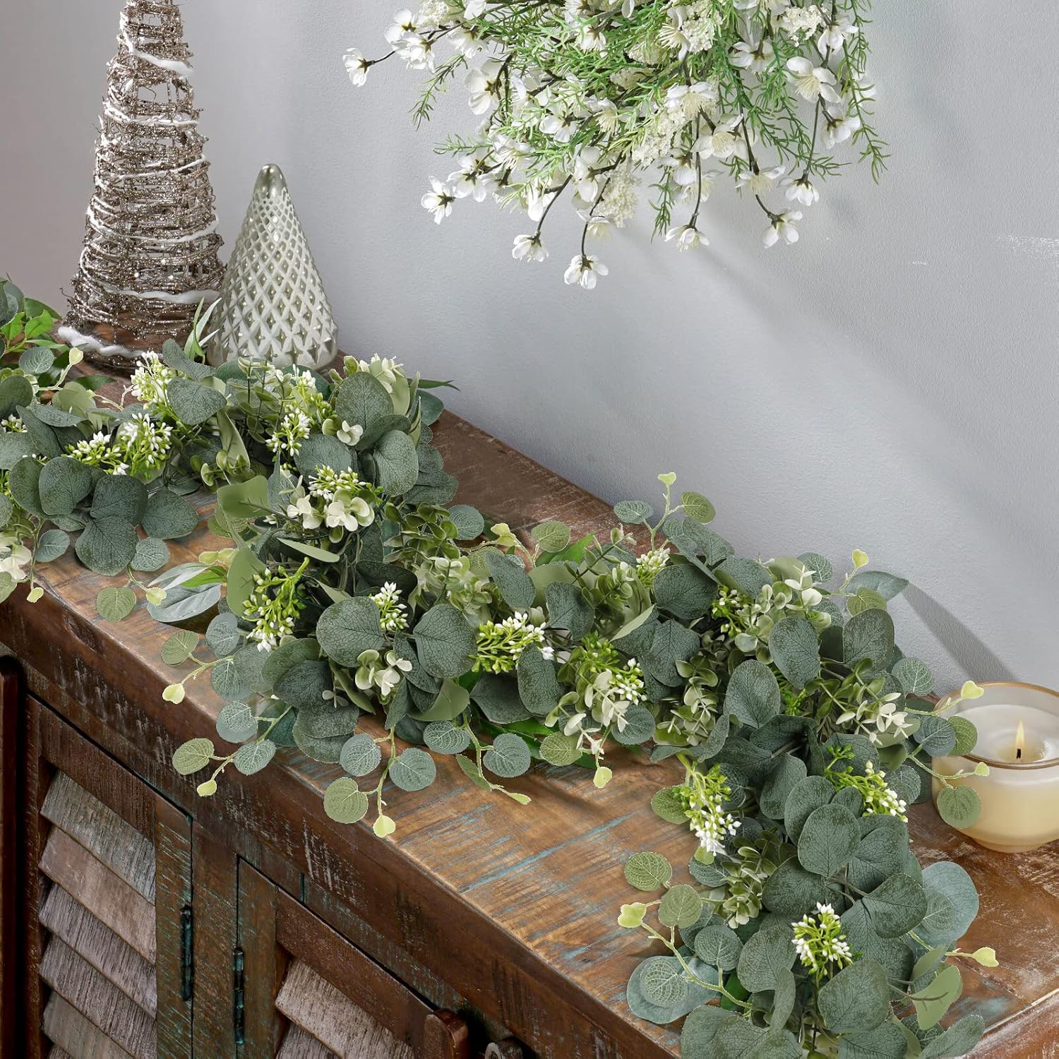 1/3pcs Artificial Plant Greene - Bonsai Garden Bench 评论和价格