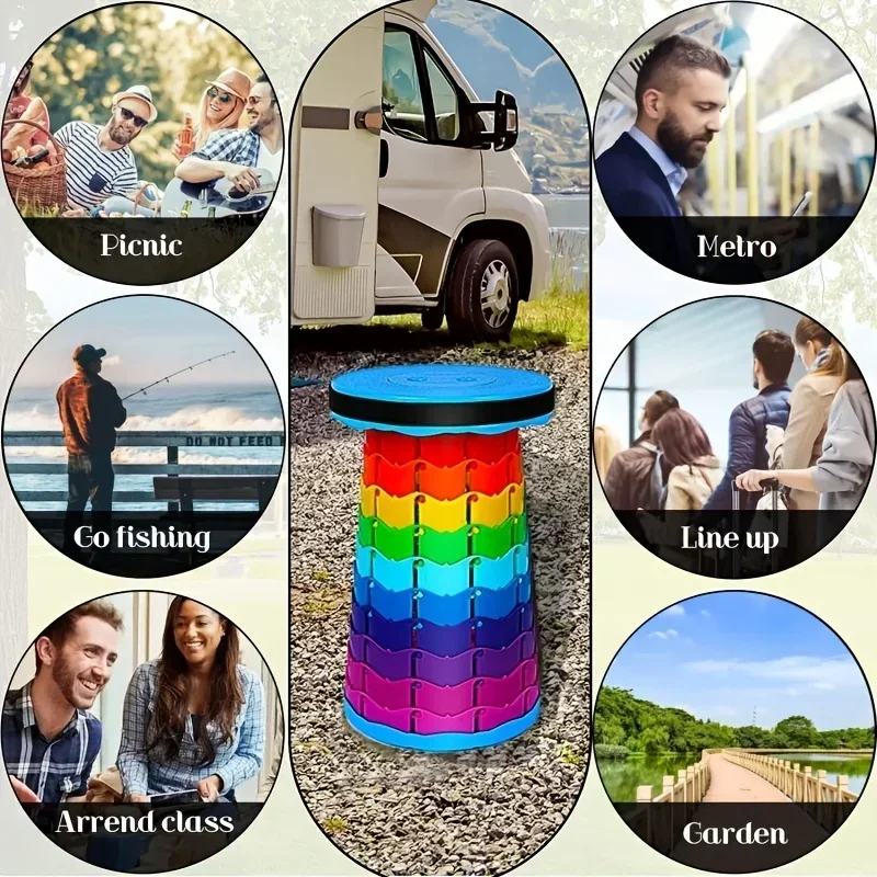 Rainbow Telescopic Camping Sto - Bonsai Garden Bench 评论和价格