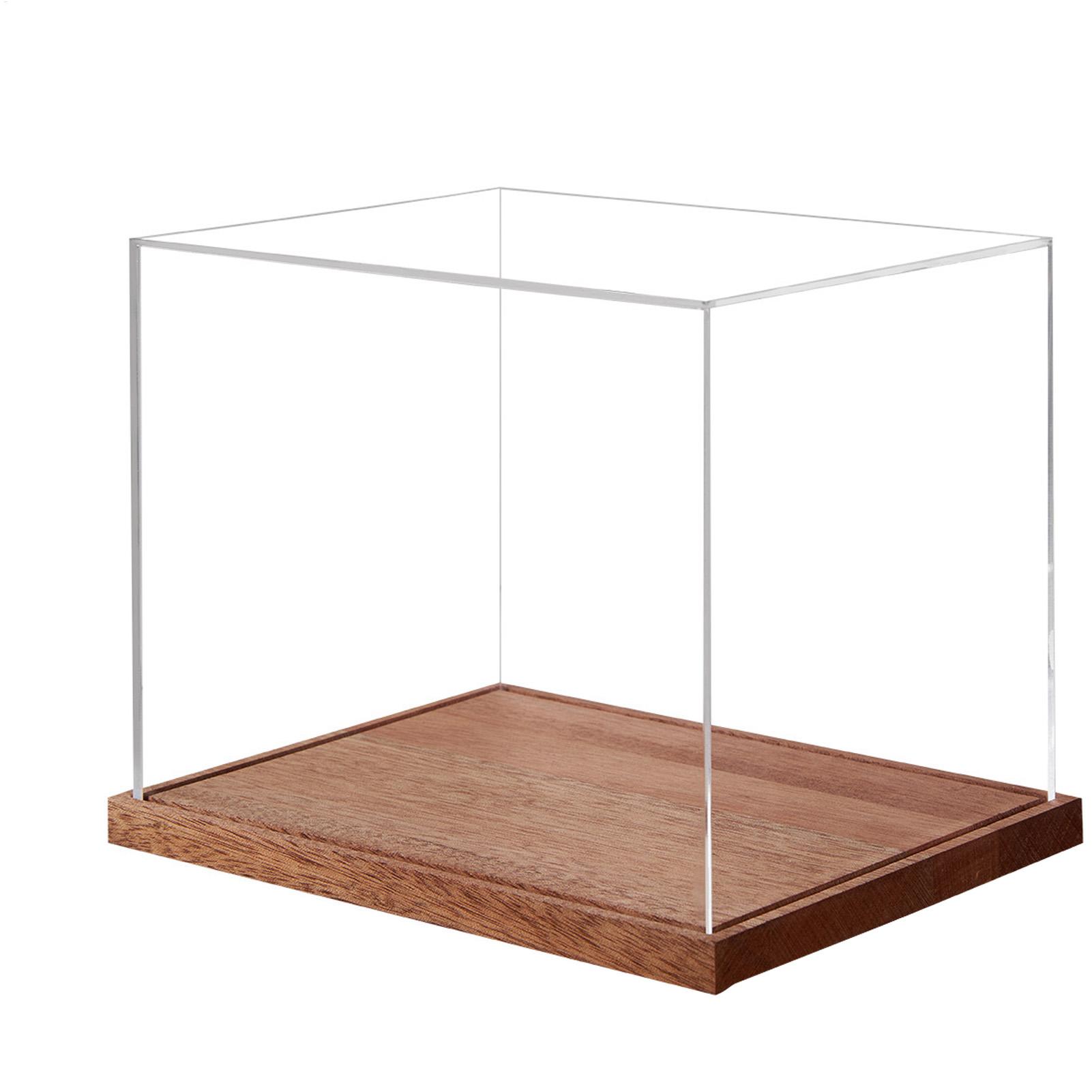 Football Helmet Case Clear Box - Display Stand Wood 评论和价格