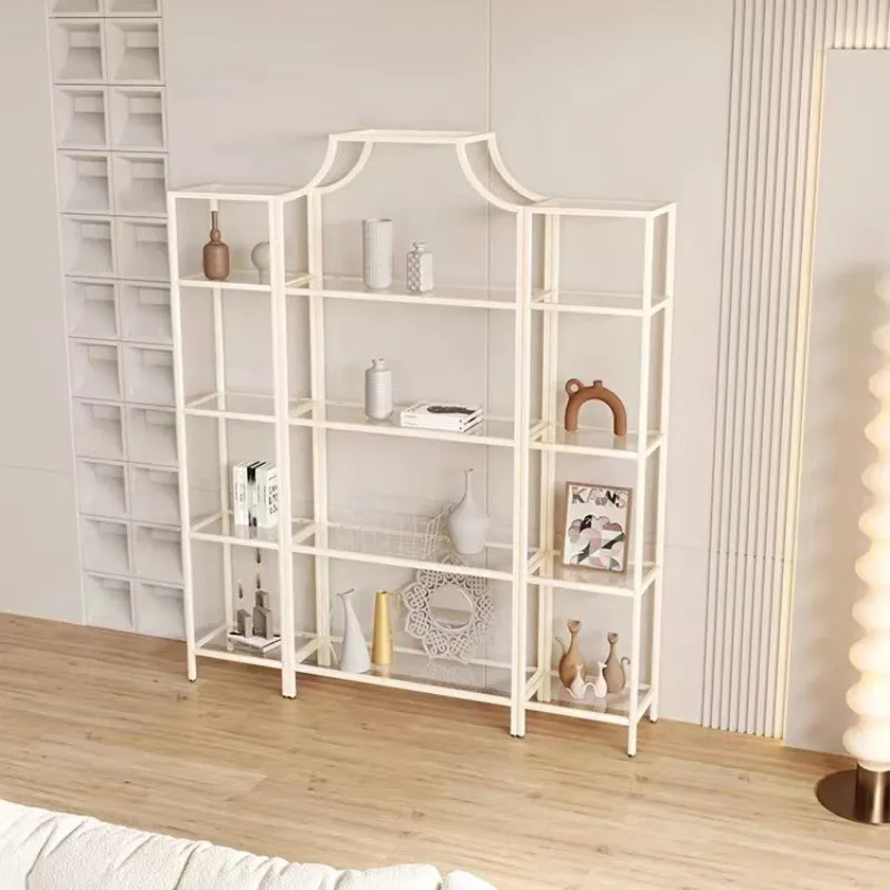 Modern Wrought Iron Floor Disp - Display Stand Wood 评论和价格