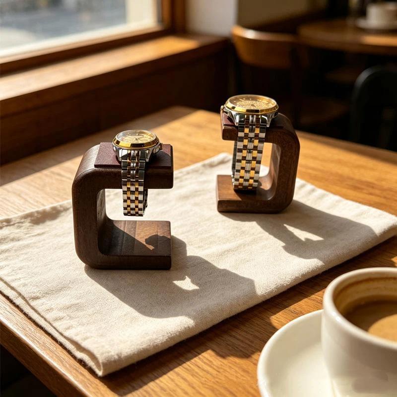 Decorative Solid Wooden Watch  - Display Stand Wood 评论和价格