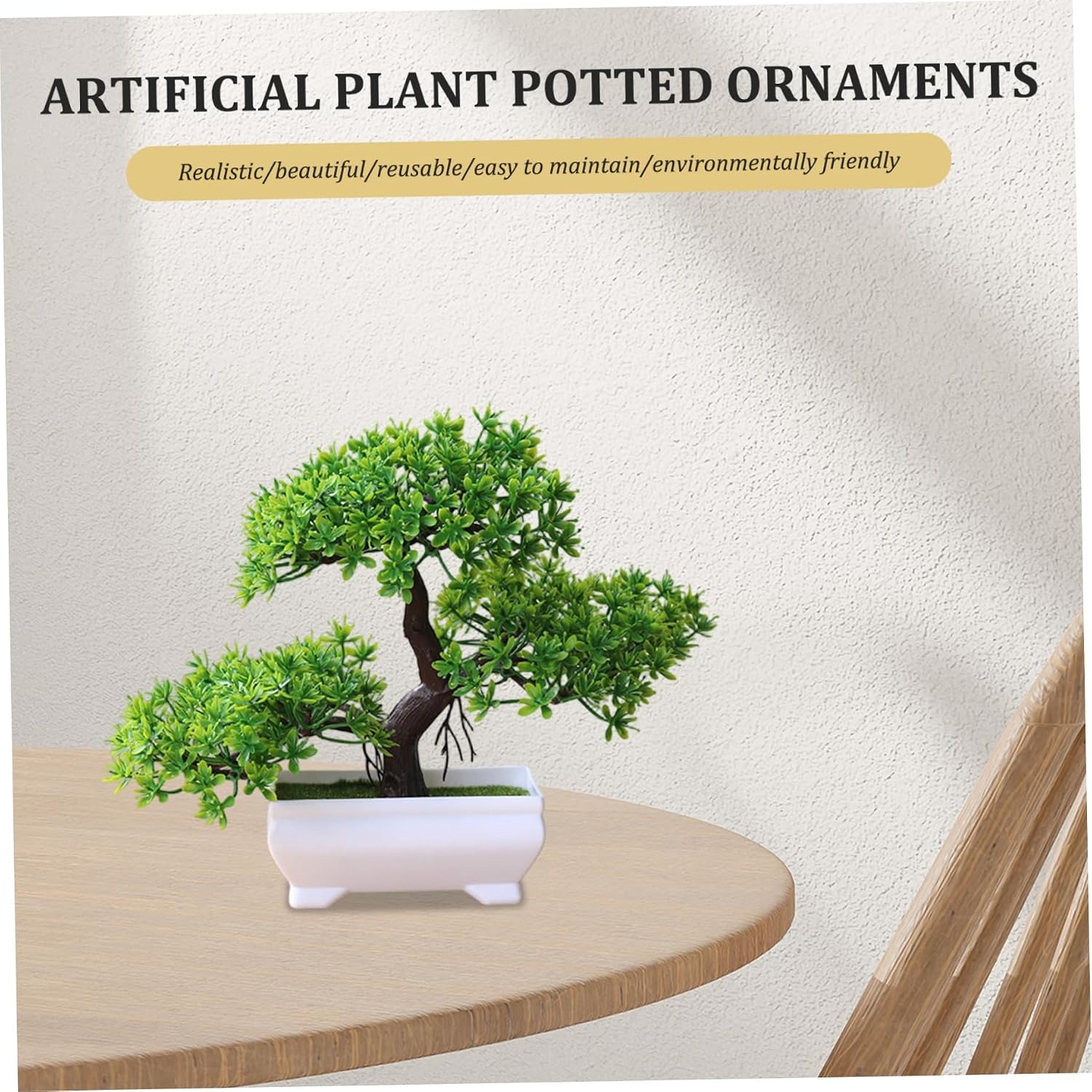 1/2Pcs Artificial Bonsai Tree  - Bonsai Garden Bench 评论和价格